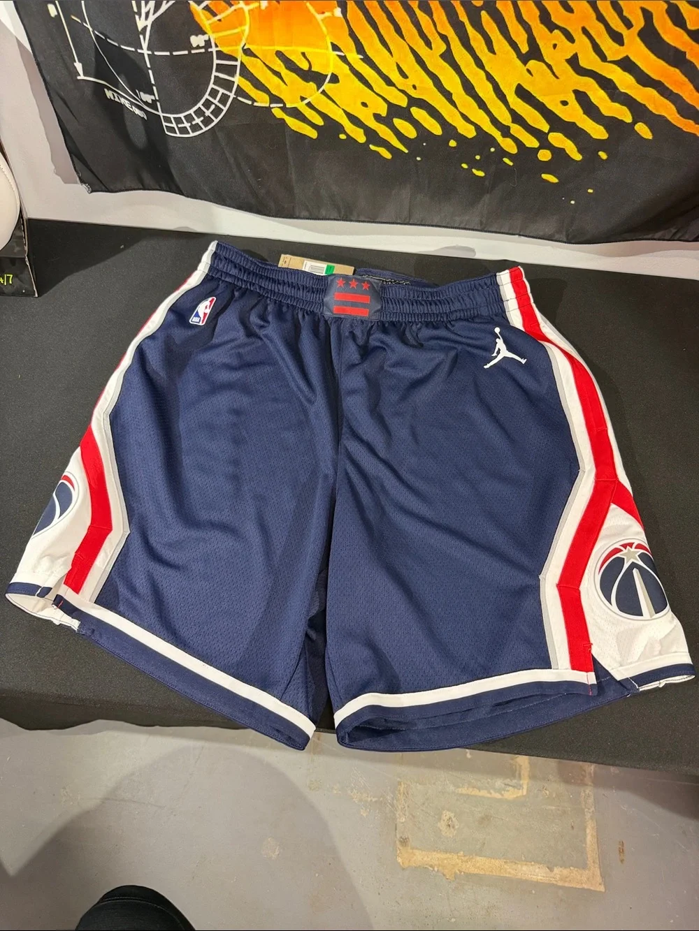 Jordan x NBA Washington Wizards Navy Blue Basketball Shorts